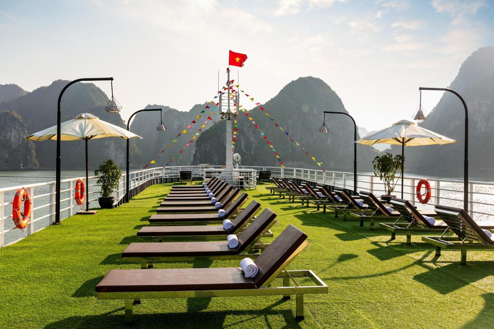 Halong Dragon Bay Cruise Hotel Ha Long Bagian luar foto