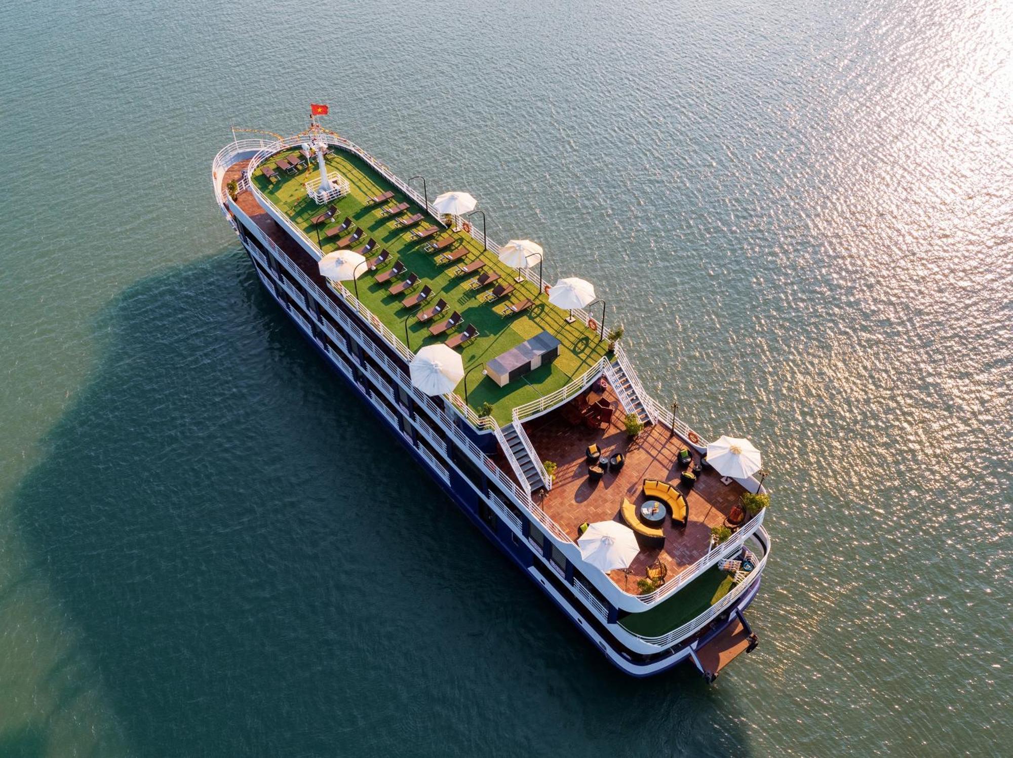 Halong Dragon Bay Cruise Hotel Ha Long Bagian luar foto